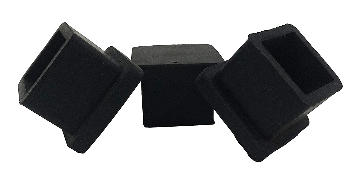 SHASALES ® Rubbers 1 Inch (25 mm) Square Rubber Bush, Mate Cap - Black (24) (B0C45FZR6S) Amazon Price History, Amazon Price Tracker