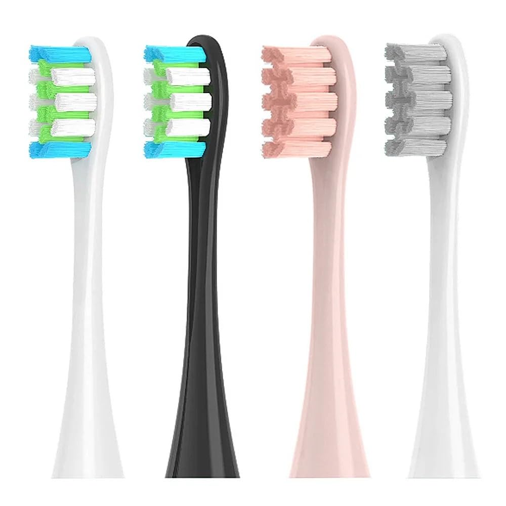 tianwandong Wymienne końcówki szczoteczki do X/X PRO/ Z1/ F1/ One/Air 2 /SE Sonic Electric Toothbrush Head DuPont Soft Bristle Nozzles(16 Pcs mixed color)
