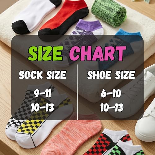 Image of Tipi Toe Women's 20 Pack Colorful Low Cut Socks - Lightweight, Breathable Design for All-Day Comfort Sizes 9-11 /10-13