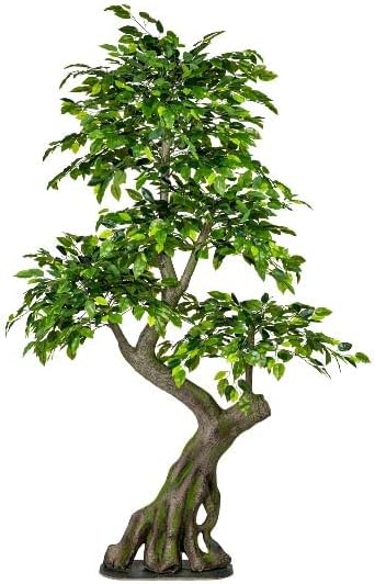 Künstlicher Ficus 1,5 M Mit Korb – Realistischer Kunstbaum Für Drinnen & Draußen, Pflegeleicht & Formschön