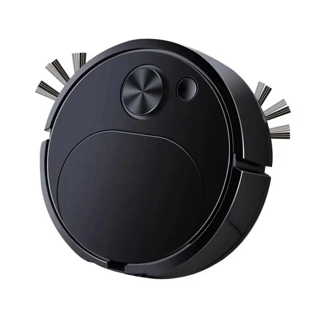 CTRLZS USB Charging Vacuum Cleaners Mini Cleaning Machine Smart Sweeping Mopping Robot Vacuum Cleaners Black