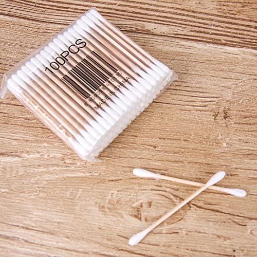 Eco-Friendly Bamboo Cotton Swabs | Biodegradable Plastic-Free Earbuds for Ear Cleaning, Makeup & Dust Removal | Aproxx 100 Pcs (Pack of 1)-image-4