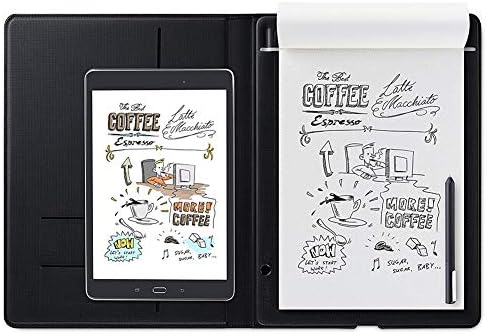 Wacom Bamboo Folio Smart Digital Drawing Tablet with Gadget protective case and Digital Ballpoint PenLarge (A4/ Letter Size) (810G)