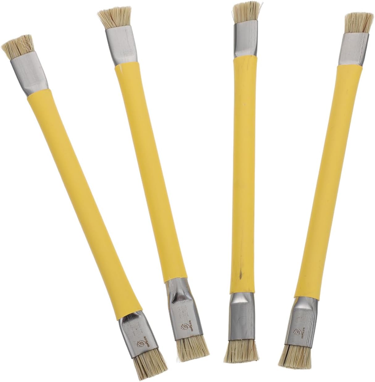 NUOBESTY 4pcs Anti-static Cleaning Brush Set for Motherboard Repair, Esd-safe Electronics Pcb Circuit Board and Semiconductor Chip Cleaning Tool for Phone Maintenance