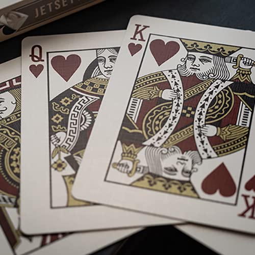 SOLOMAGIA Mazzo di Carte Lounge Edition in Jetway (Silver) with Limited Back by Jetsetter Playing Cards
