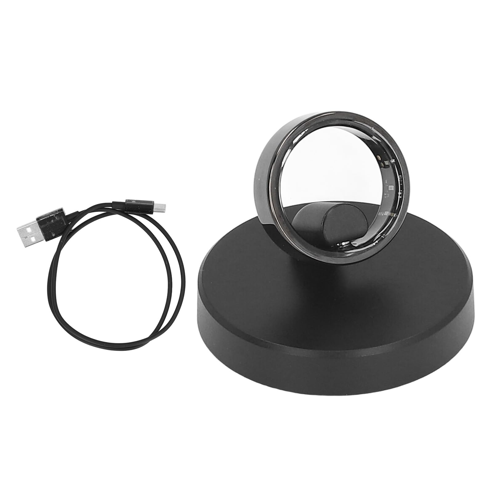 Cryfokt Anello Intelligente Monitoraggio Salute, Monitor del Sonno Fitness Tracker IP68 Impermeabile con Modalità Sportive Multiple for APP Daring (Stile 7)