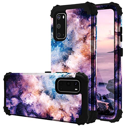 Galaxy S20 Case, Fingic Samsung Galaxy S20 Case 3 in 1 Heavy Duty Protection Hybrid Hard PC Soft Silicone Rugged Bumper Anti Slip Full-Body Protective Cases for Samsung Galaxy S20 6.2