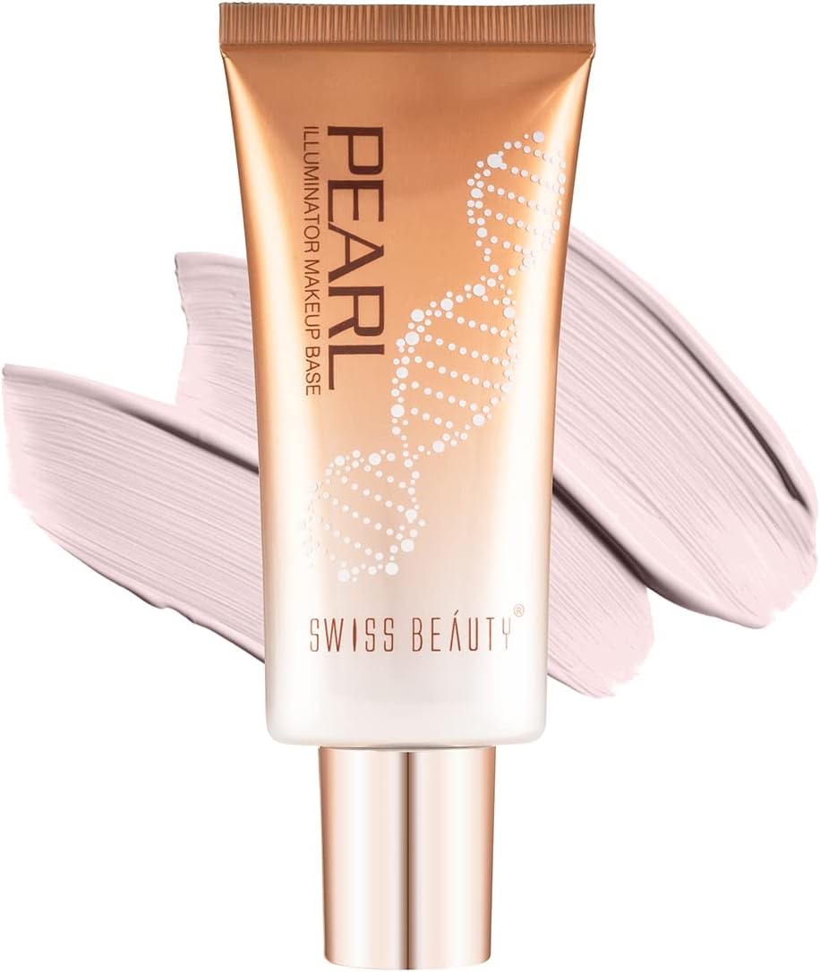 Liquid Pearl Illuminator Makeup Base - Silver Pink,35g