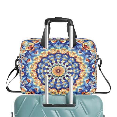 Maletín para portátil 13-16 pulgadas azul y naranja miniatura 7