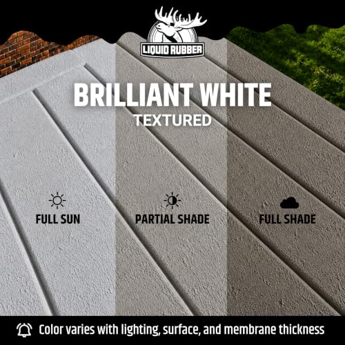 Image of Liquid Rubber Polyurethane Deck Coating - Textured, White, 4 Gallon
