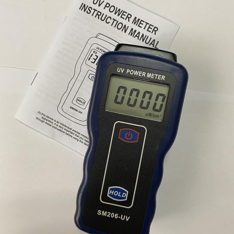 Miernik UV, Cyfrowy miernik mocy UV Wyświetlacz Szerokopasmowy detektor UV Lampa UVA UVB Folia słoneczna Źródło światła ultrafioletowego Tester intensywności promieniowania