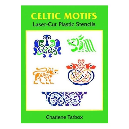 Celtic Motifs Plastic Stencils for Crafting