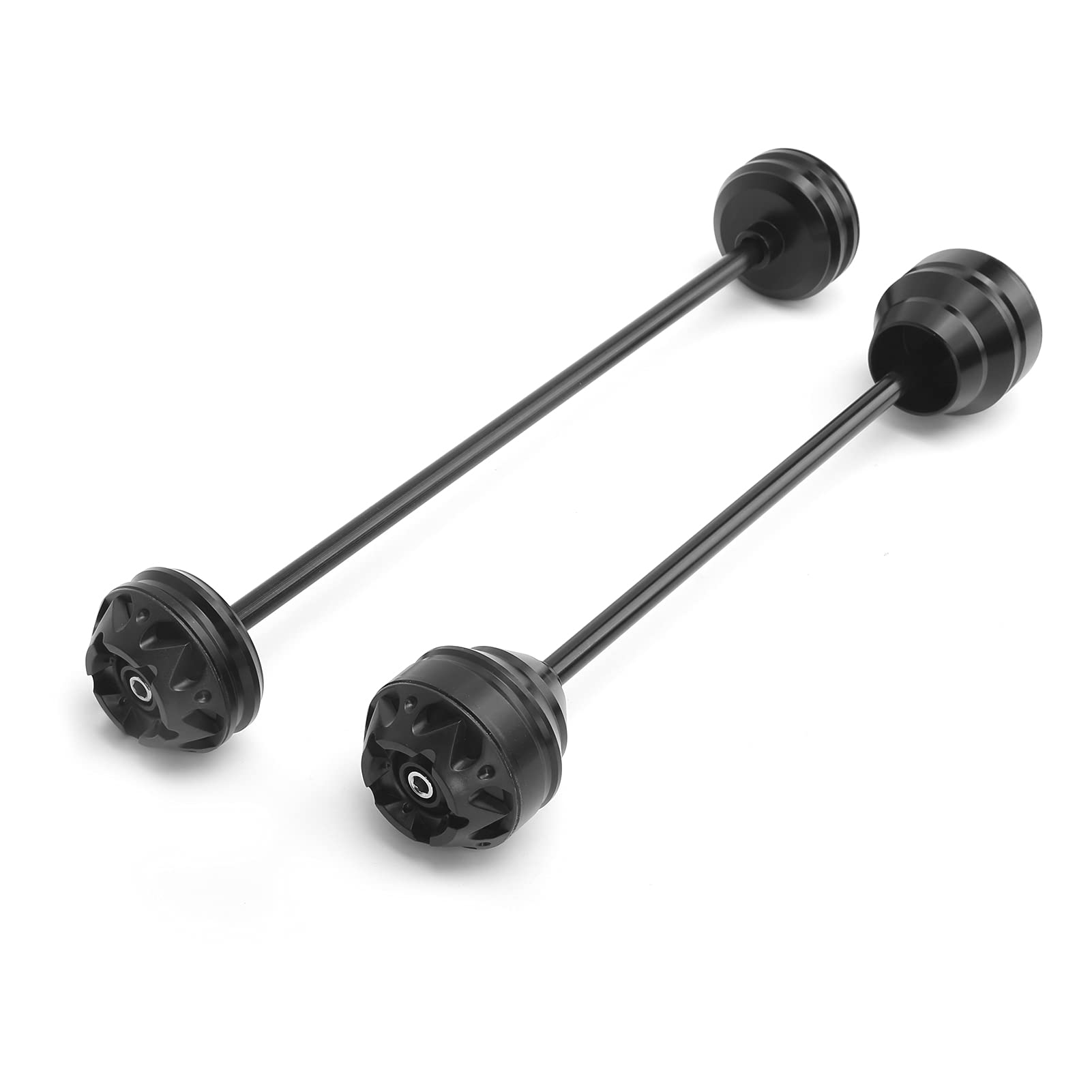 Juego de Deslizadores de Eje de Rueda, Protectores contra Choques de Repuesto Duraderos para MT-09, FZ-09, FJ-, Aluminio, Fácil Instalación, 2 Unidades