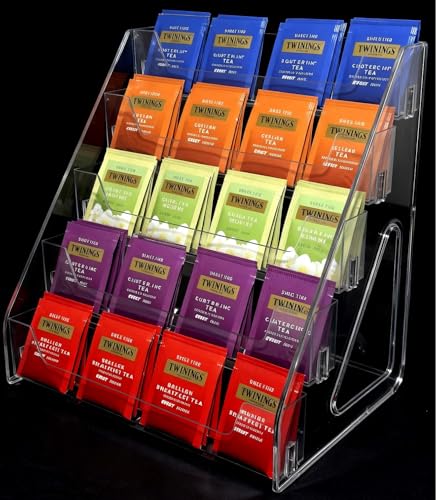 Wingsife Tea Bag Organizer 5 Tier Tea Storage
