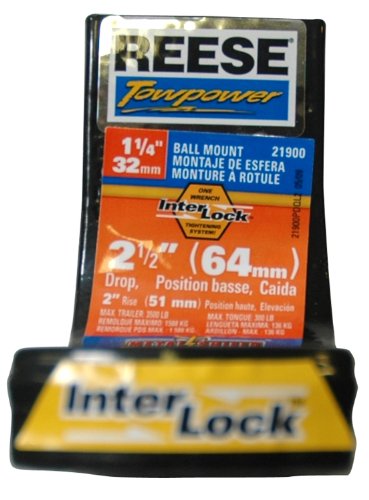 Reese Suporte de esfera interlock Towpower 21900 Classe II - Preto