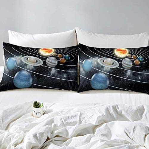 Housse de couette espace pour lit enfant et ado