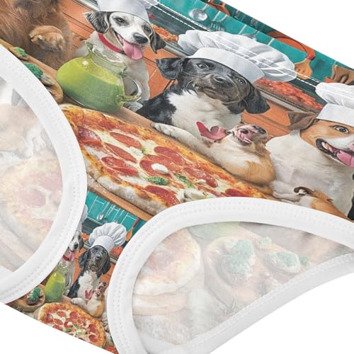 Cute Dogs Chef Dinner Toddler Girls's Underwear 2T 202b86034