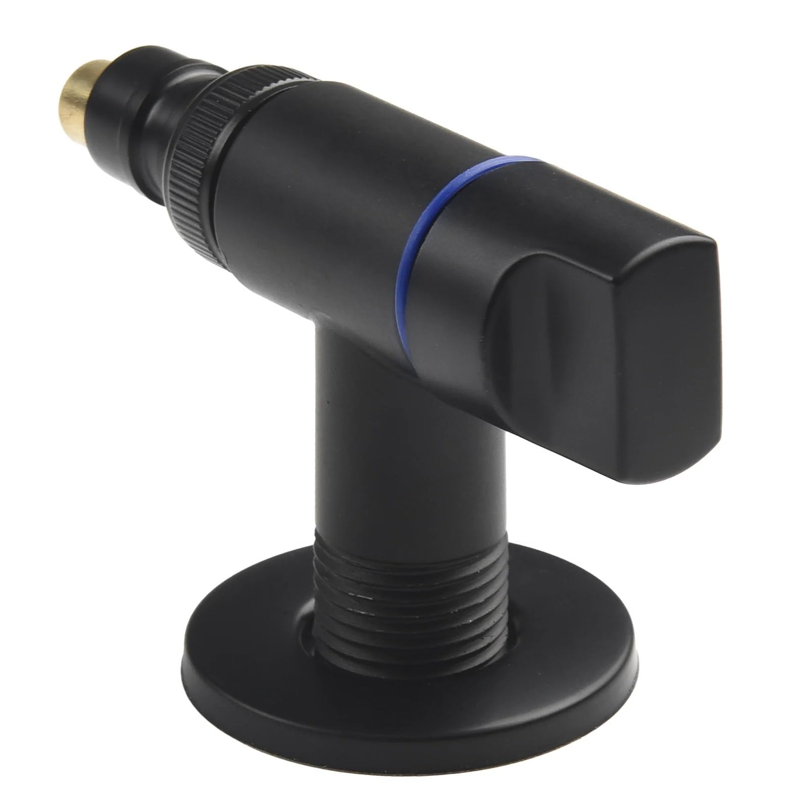 Válvula de ángulo de agua for grifo, accesorio Universal de acero inoxidable for lavadoras, fregadero de cocina, baño, 2 uds. Para Cocina, BañO(Black)
