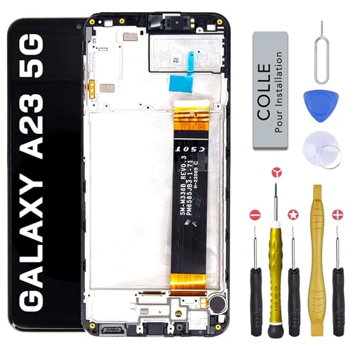 Ecran complet de rechange Samsung Galaxy A23 5G SM-A236B et outils de démontage
