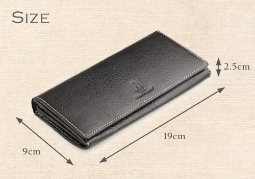 [ハッシュパピー] イタリアンレザー 牛革 長財布 グリーン