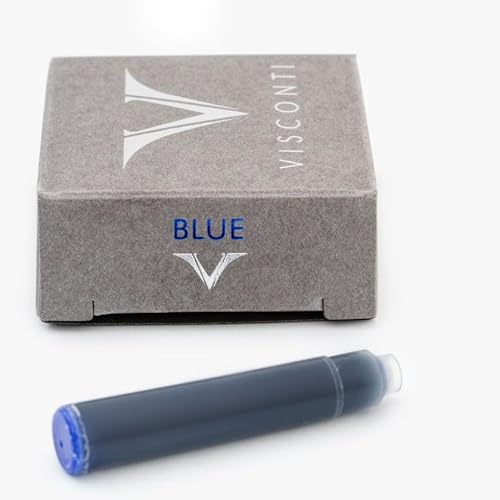 Visconti Refills Pack of 7 Blue Fountain Pen Cartridge - V-A5217