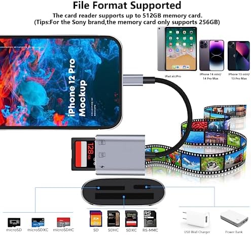 Revolutionize Your iPhone iPad Storage with Certified Card Reader Memory Adapter!