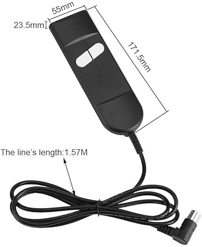 Miniatura 2 de Yosoo Silla reclinable con 2 botones, interruptor de mano, 5 pines, control de silla eléctrica para sillas de oficina en casa