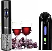 Vista 1 de Abrevino eléctrico, vertedor aireador de vino, removedor de corcho recargable para botellas de vino; aireador multiinteligente, decantador