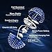 PITKLG Flying Ball Toys 2023 Upgraded Hand Controlled Flying Orb Magic Ball RGB Led Lights Boomerang Spinner 360°Rotating Soaring UFO Mini Orb Drone Flying Toy Safe for Kids Adults(Blue)
