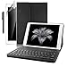 iPad Pro 9.7 Keyboard case,Boriyuan Smart Case Stand Folio Leather Cover with Detachable Wireless Bluetooth Keyboard and Screen Protector +Stylus for Apple iPad Pro 9.7 inch (Black)