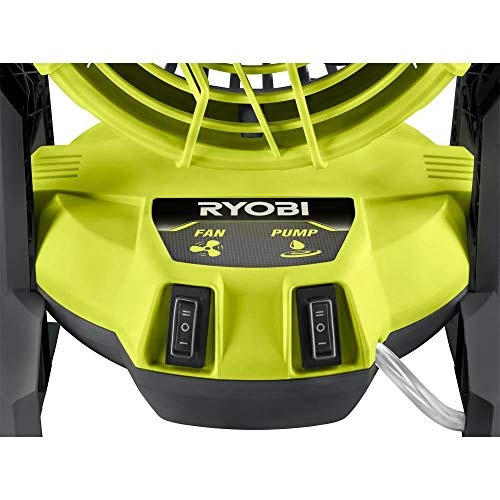 Ryobi 18-Volt One+ Bucket Top Misting Fan Kit #TOP7