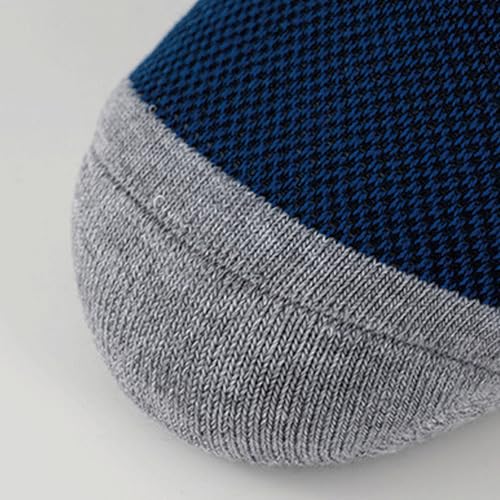 Socks for Casual Outing, Fitness and Sports, Breathable, Machine Washable, High Resilience, Soft, Comfortable, Abrasion-Resistant, Pilling-Resistant - 1 Pack, Blue3