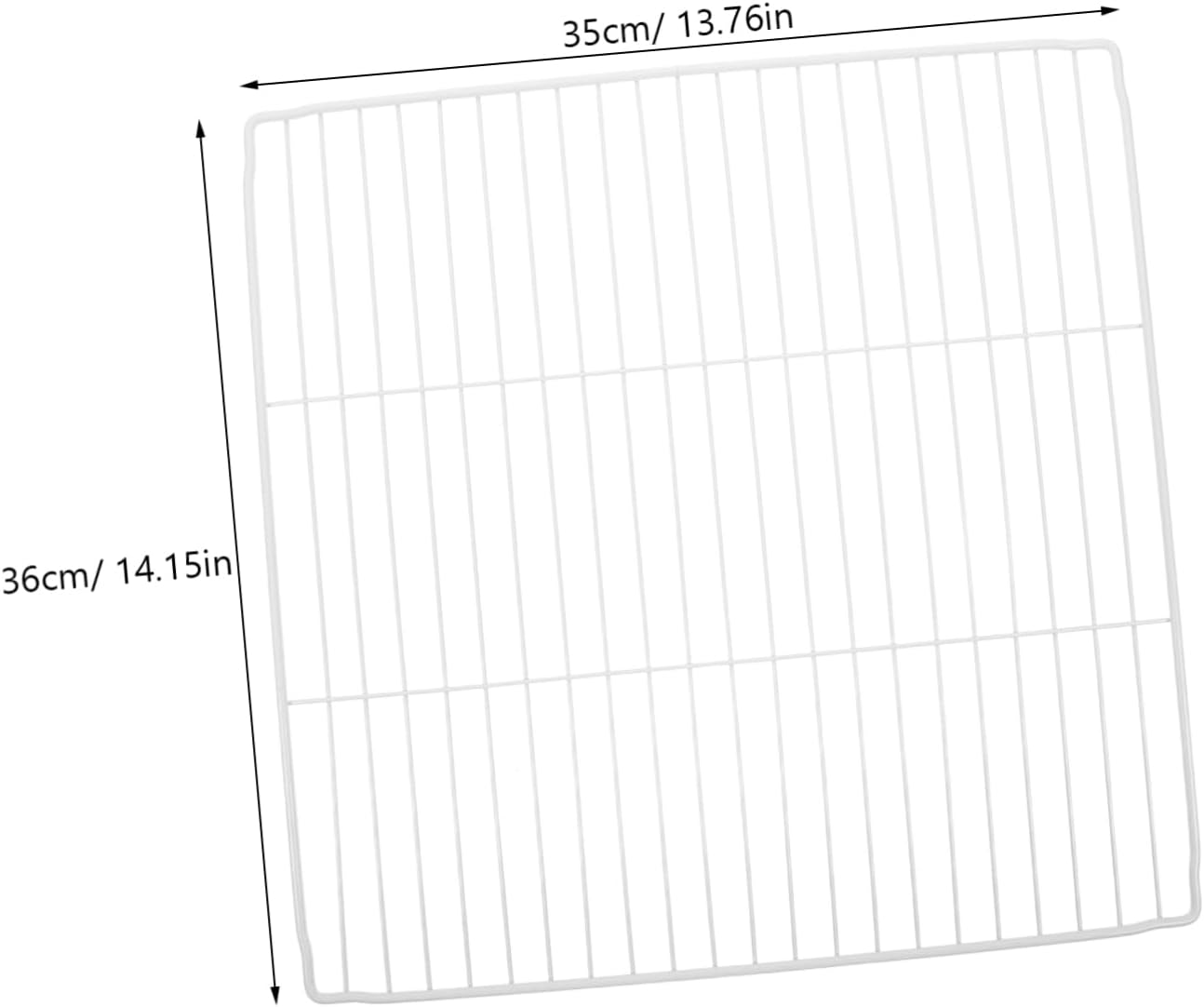 PRETYZOOM Freezer Adjustable Wire Shelf Divider Iron Mesh Divider for Organized Refrigerator Storage Easy Installation for Home Restaurant and Supermarket Use