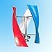 BFDIEEM Wind Turbine Generator Kit, 400W 12V/24V 3 Blade Portable Vertical Helix Wind Power Turbine Generator Kit with Charge Controller, Nature Power System for Marine RV Home Industrial Energy