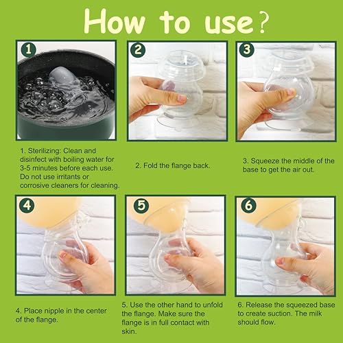 Extractor Manual de Leche con Colector de Silicona 5 oz miniatura 6