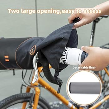ROCKBROS Sac de vélo de 4 à 7 l, capacité réglable, sac de vélo pour vélo