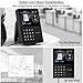 KUIIYER 3 in 1 Time Clocks for Employees Small Business (Face + Palm Print + PIN) Employee Clock in & Out Machine Attendance Punch Clock