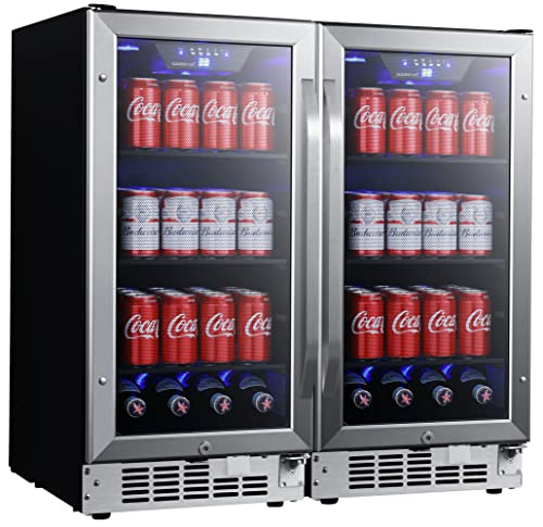 Edgestar CBR902SGDUAL 30 Inch Wide 160 Can Built-In Side thumb #1