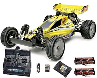 Tamiya RC 58374 Sand Viper DT-02 Tuned 2WD 1:10 Premium Stick Radio Bundle