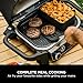 Ninja Woodfire Combo Crisper Basket, Compatible with Ninja Woodfire Electric BBQ Grill (OG700 Series), Half-Width Air Fry Basket, Official Accessory, Black XSKCRISPBTEUK