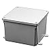 Thomas & Betts E987R Polycarbonate Molded Screw Cover Junction Box 6 Inch x 6 Inch x 4 Inch Carlon