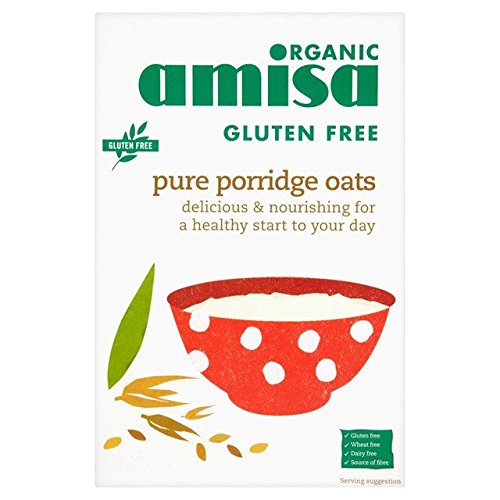 Amisa Gachas de avena pura orgánica sin gluten - 11.46 oz