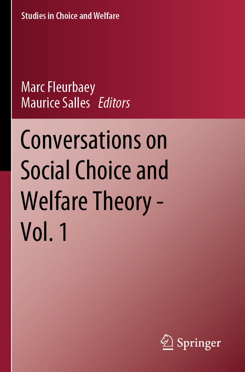 Amazon | Conversations on Social Choice and Welfare Theory - Vol
