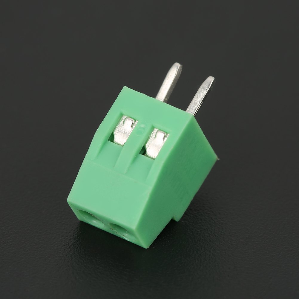 50 sztuk 2.54mm Pitch 2 Pin PCB Zaciski Śrubowe Złącze Blok Zacisków Śrubowych