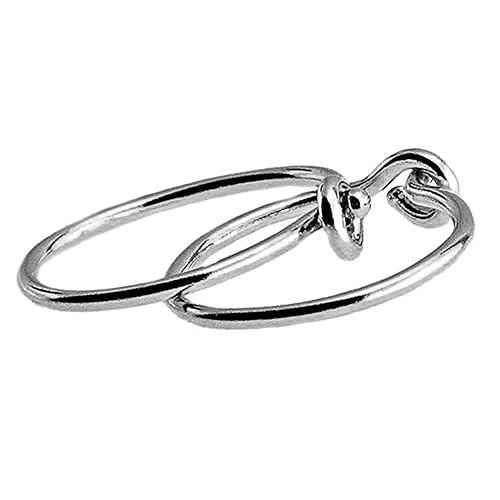 7mm Little Sterling Silver 22 GA Round Snap Mini Hugger Sleeper Small Cartilage Helix Tragus Thin Earrings(Round  Smooth, 7mm  22 GA)