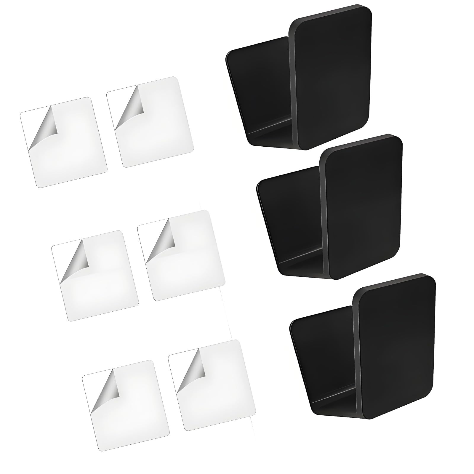Msioytog Multicolor 3Pcs Acrylic Glove Hanger For Sports Equipment Compact And Space Saving Boxing Gear Storage Stand Bedroom Planner Rack