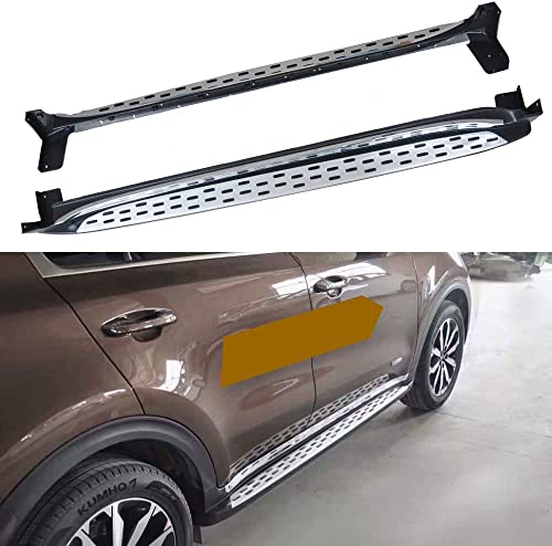 Coche Faldones Laterales Para Kia Sportage 2017-2020, Parachoque Winglet Extensiones Falda Rocker Splitter DecoracióN Accesorios Cover