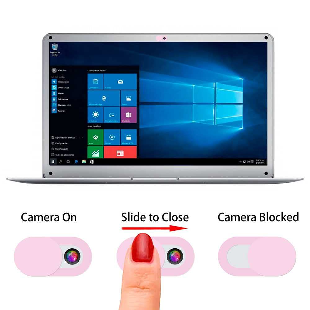 Cache Webcam Confidentialité 3 Pièces – Motif Flamant Rose, Ultra-Fin – Protection Vie Privée Ordinateur Portable