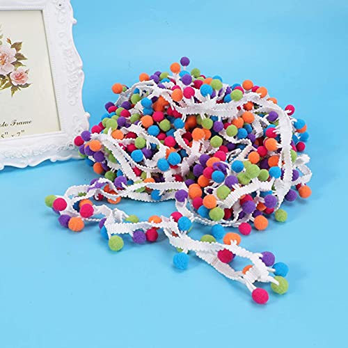 Pom Pom Trim 5 Metri Pompon Trim Rainbow Pom