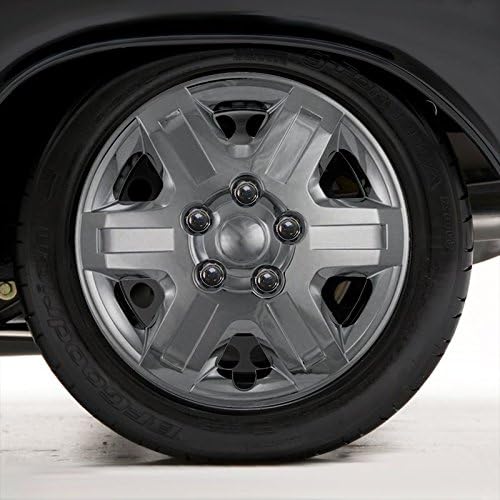 Juego de cuatro tapacubos cromados de 16 pies para Dodge Caravan 2008-2013 (atornillado)